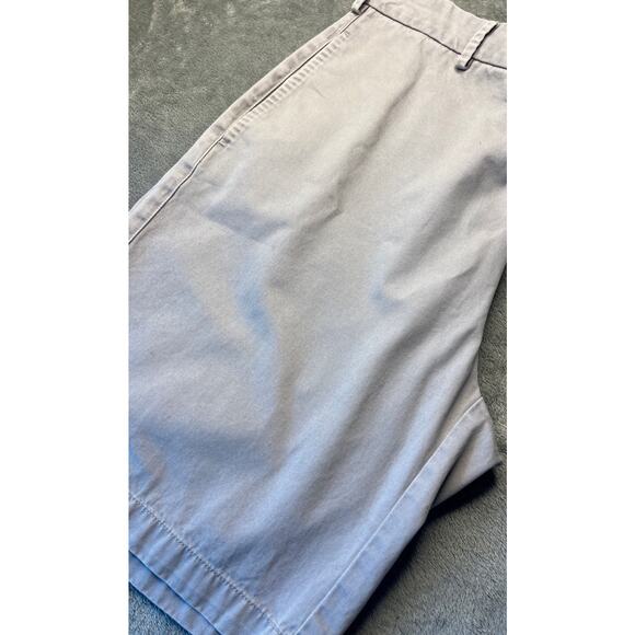 Peter Millar Mens Shorts 36 Golf‎ Pima Cotton Flat Front Casual Tan Chino - Picture 1 of 8